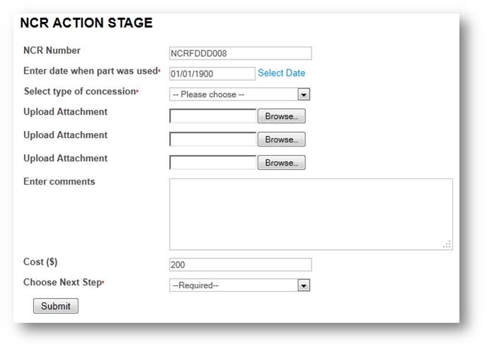 Ncr Report Template