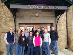 Members of the WYO-BEN team at the corporate headquarters in Billings, Montana 