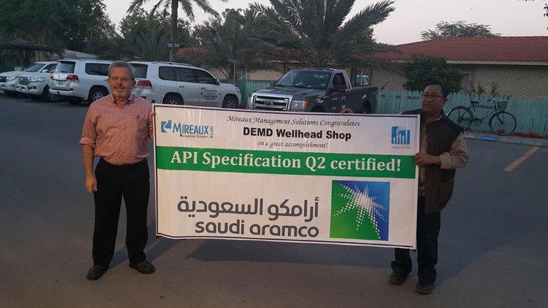 Aramco API Specification Q2 Certification