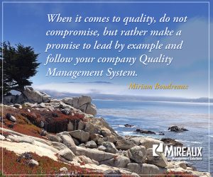 Leadership Dont Compromise Quality