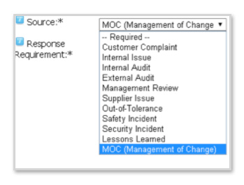 MOC management