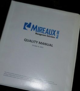Mireaux Quality Manual
