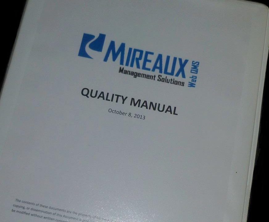 quality manual