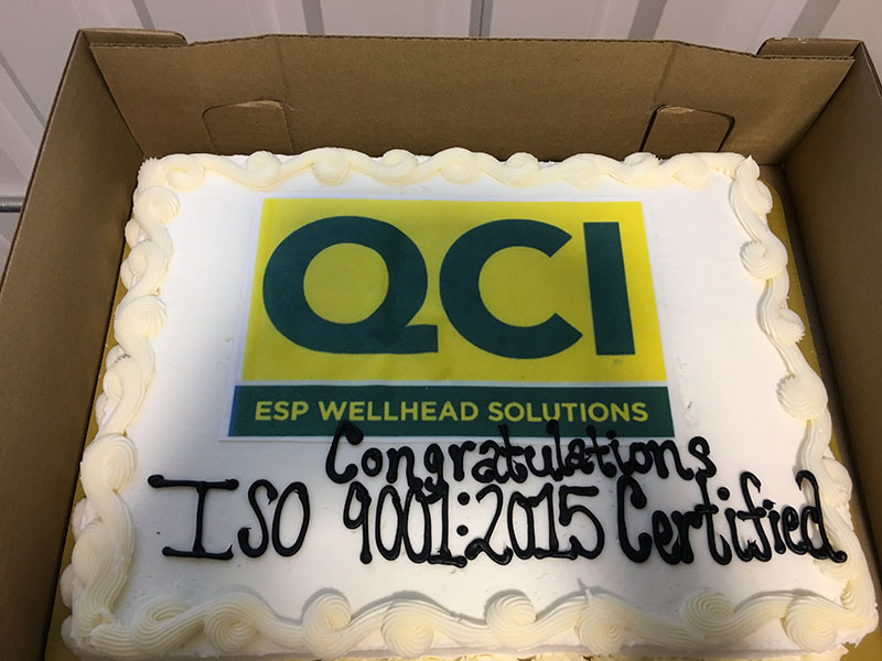 QCI celebrating ISO 9001:2015 certification