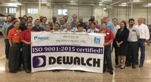 Mireaux helps DeWalch achieve ISO 9001 certification in under 4 months.