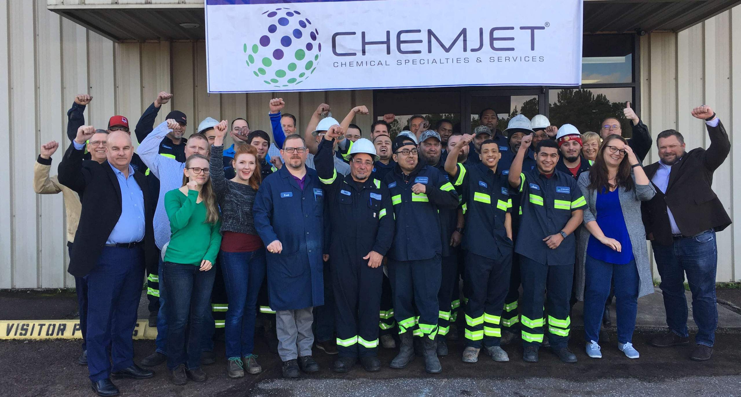 The Chemjet team at their Conroe plant
