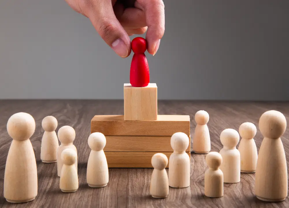 image shows leadership