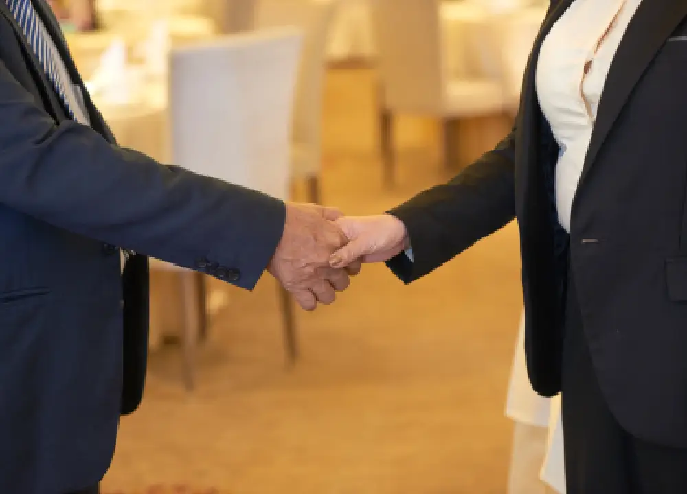 image shows sign of partnership
