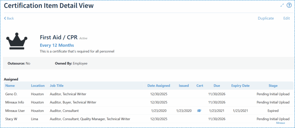 Employee Certifications 02