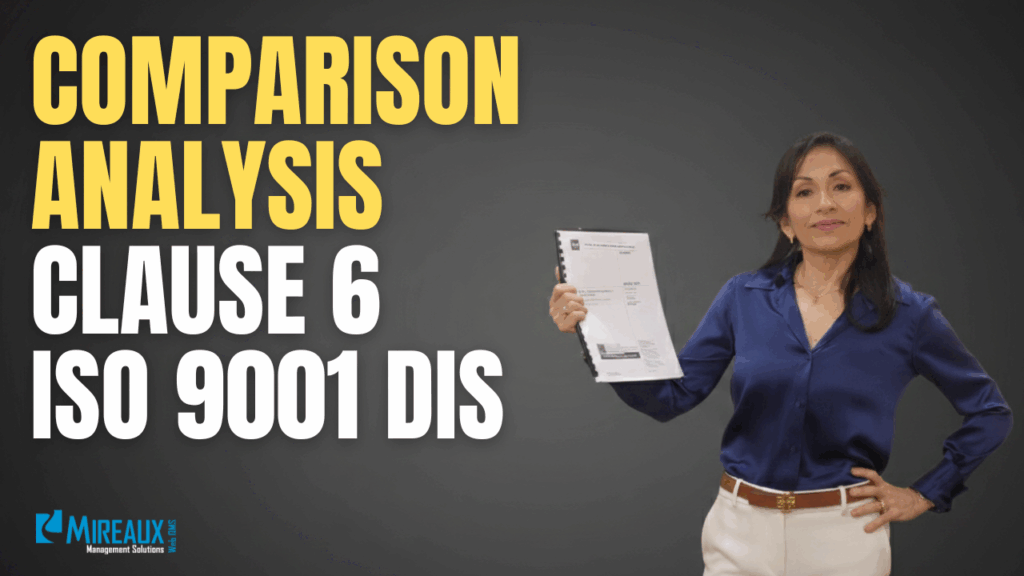 ISO 9001:2026 DIS – Clause 6: Planning