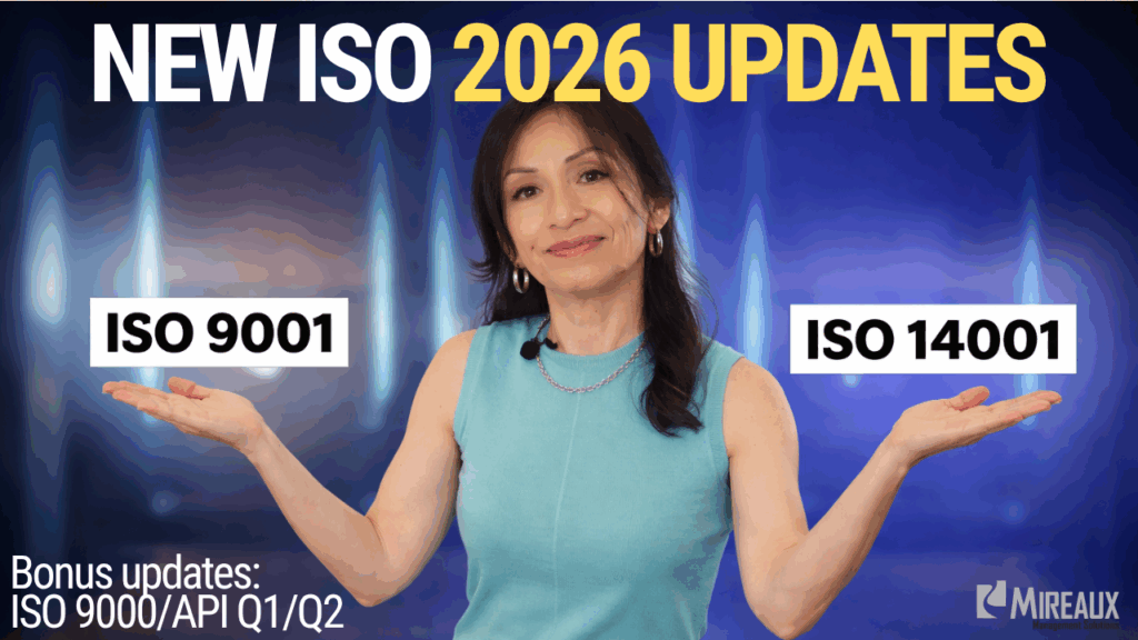 ISO 9001 & ISO 14001 Updates