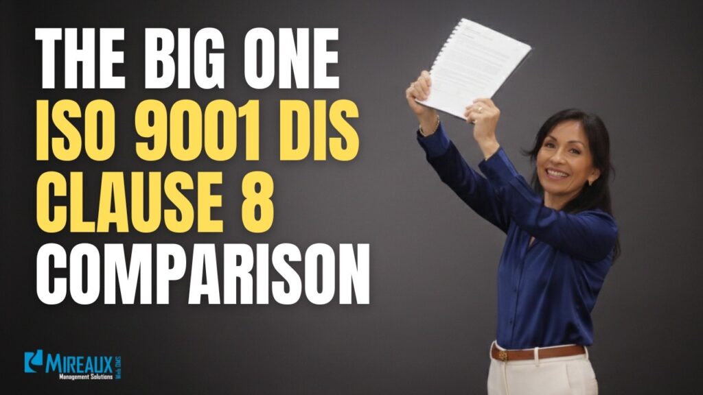 ISO 90012026 DIS – Clause 8 (Operation)