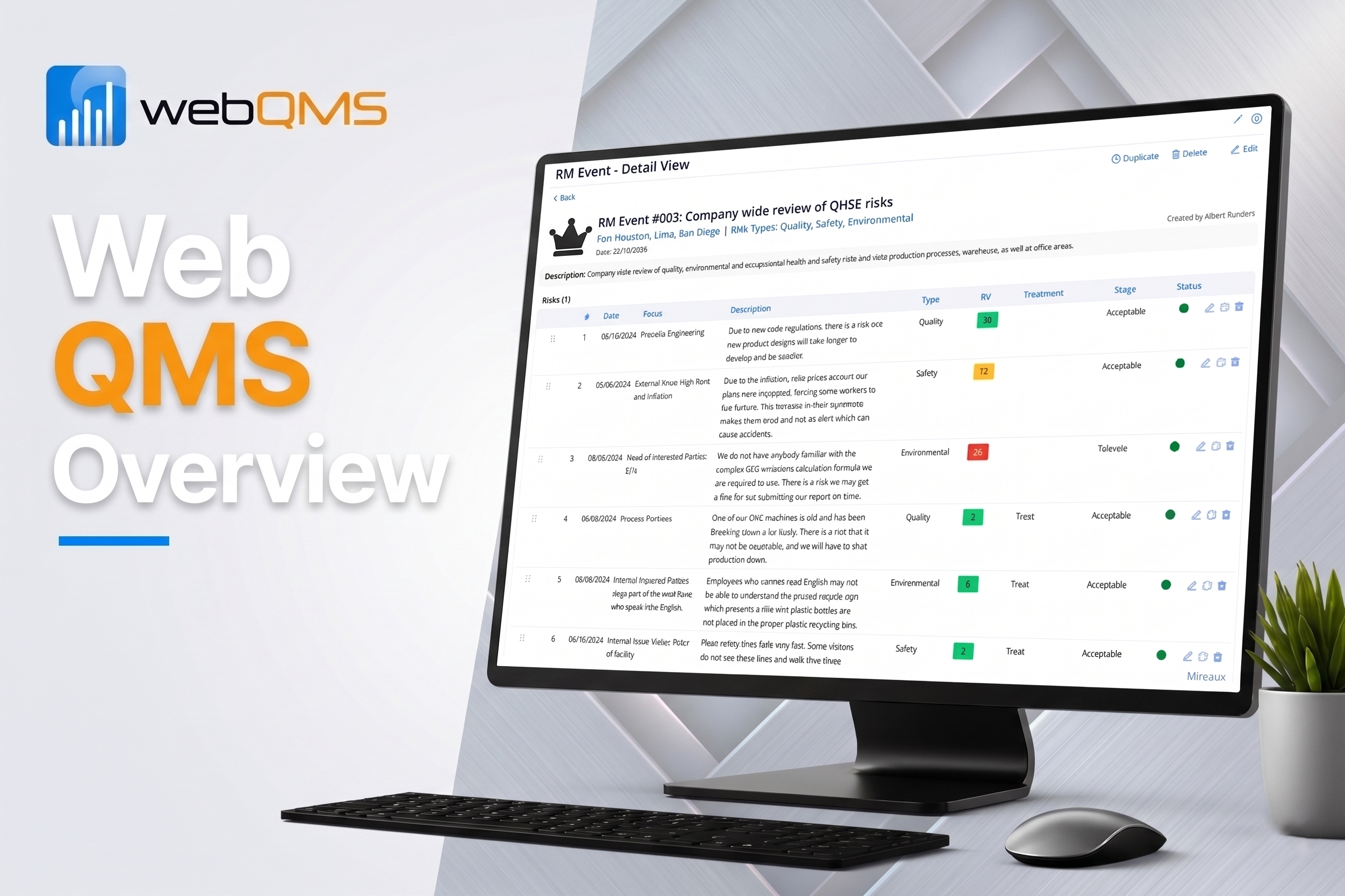 Web QMS Overview