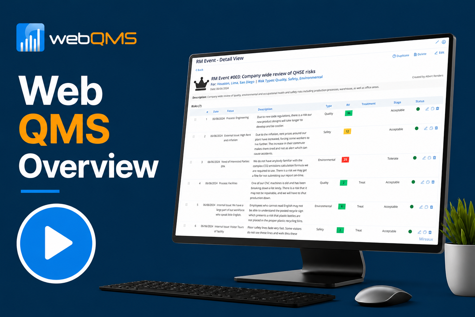 Web QMS Overview