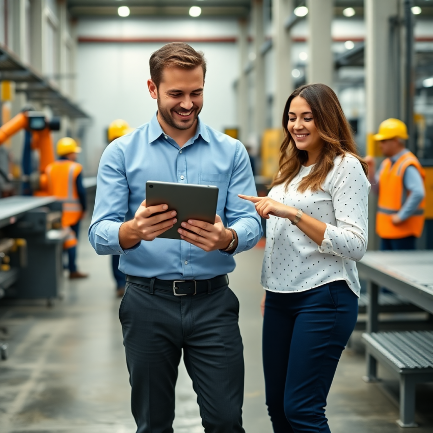 ISO consulting in a factory